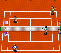 Super Final Match Tennis (Japan) In game screenshot